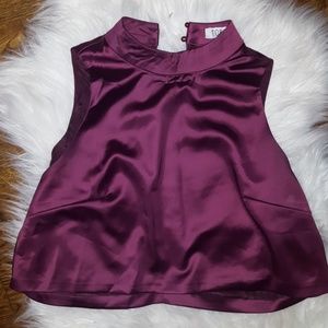 Satin Crop Top